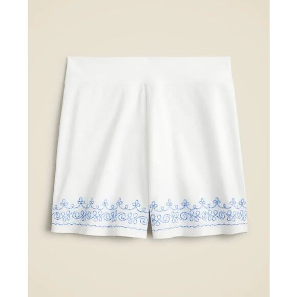 J Crew Maryam Nassir Zadeh Embroidered Mini Shorts US Women's 14 Plus New - Picture 2 of 8